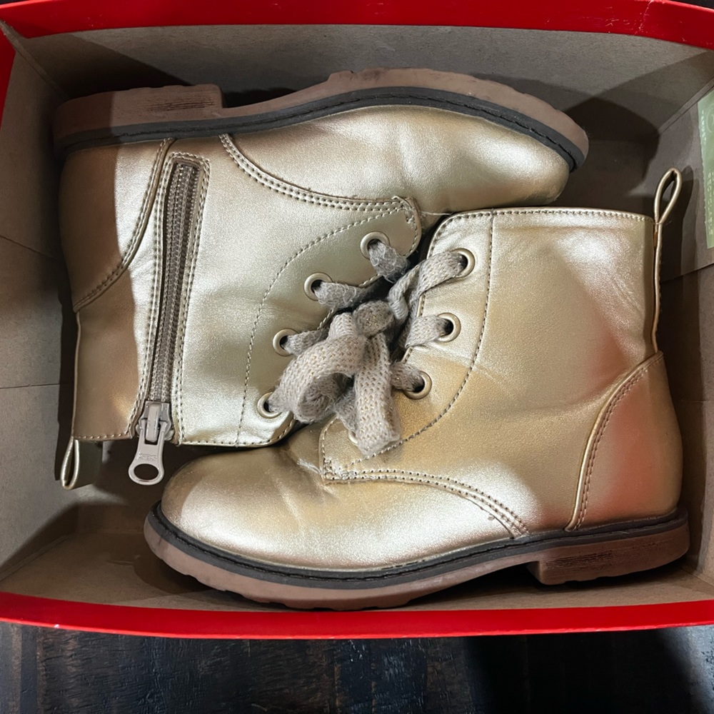 Giovanna Gold boots/booties